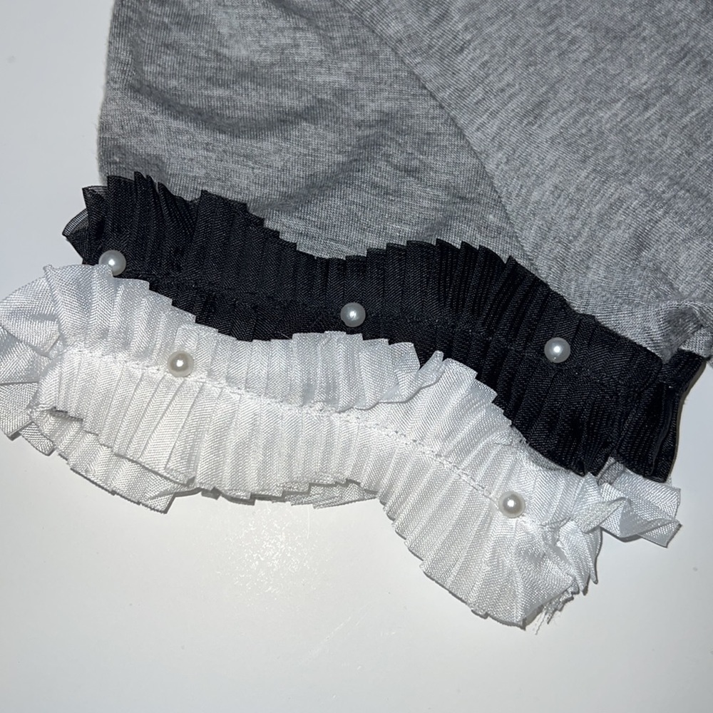 Leopard Heart Sequin Flip Tee Size Medium - Picture 4 of 5